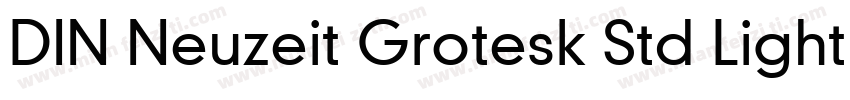 DIN Neuzeit Grotesk Std Light Regul字体转换